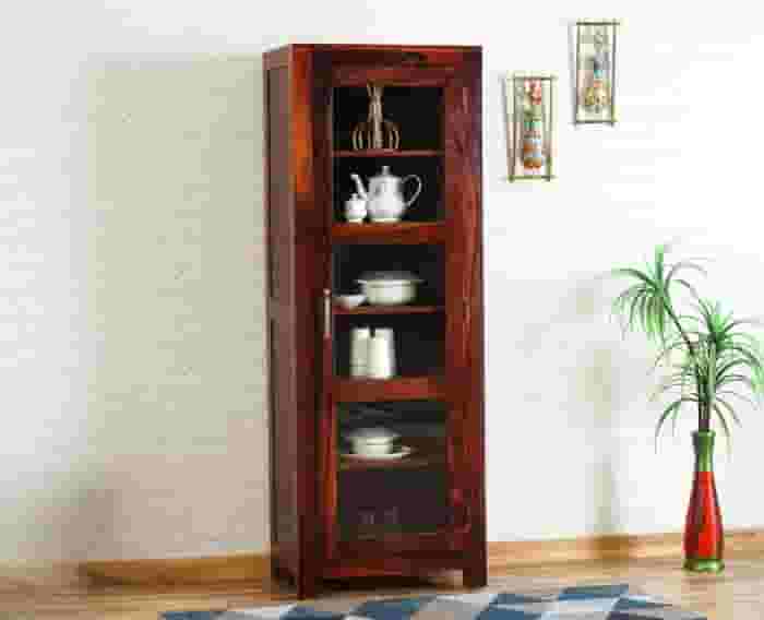 Adore Crockery Cabinet in Solid Sheesham Wood 