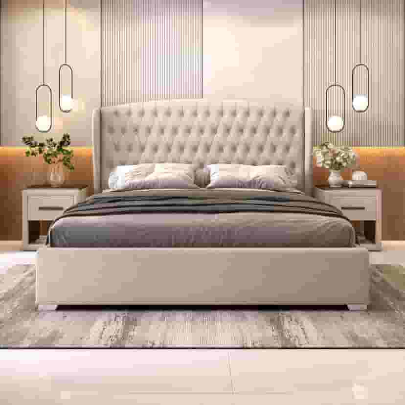 Adore Chester Upholstery Bed King size