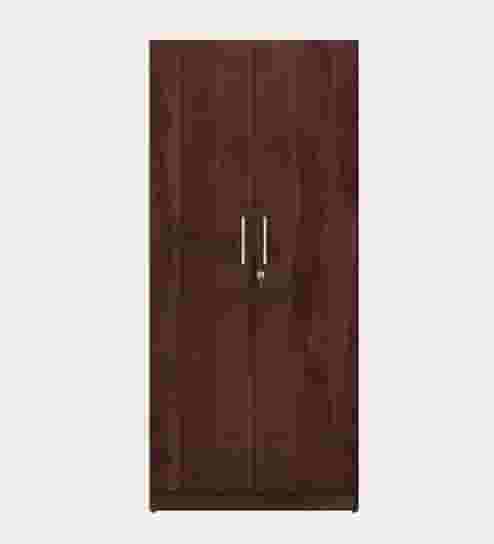 Adore 2 Door Wardrobe With 2 Shelves in Sheesham finish 