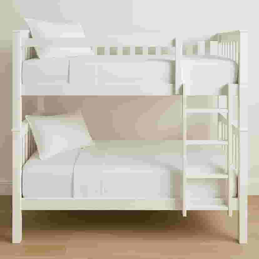 Adore Double Daker Bed in White Deco Finish