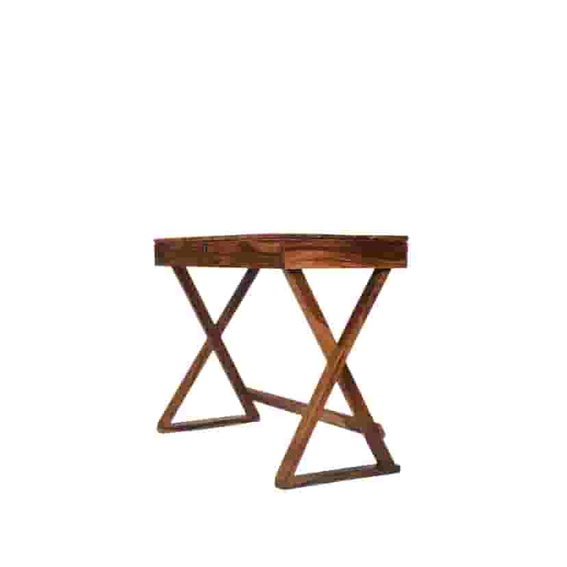 Adore Study table with X Legs and Single Drawer