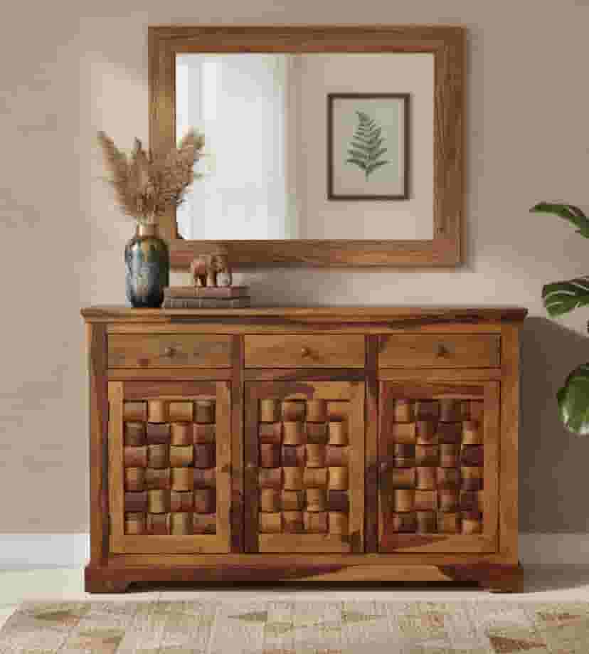 Adore Niwad Sideboard in Solid Sheesham Wood 