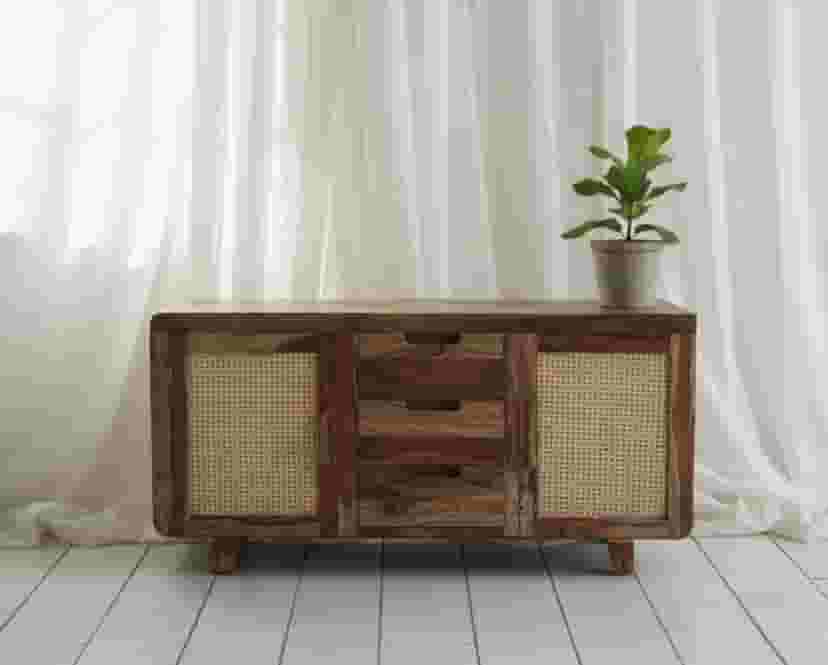 Adore Rattan Sideboard Cabinet 