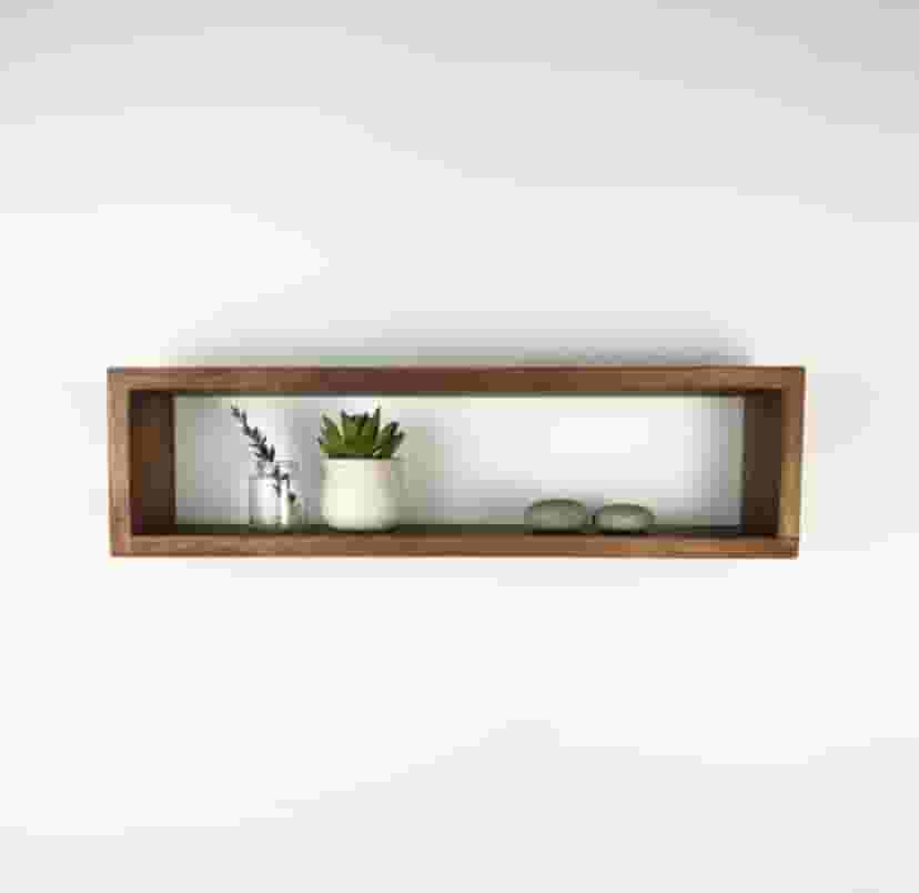 Adore Wall Hanging Display Shelf | Box Shape 