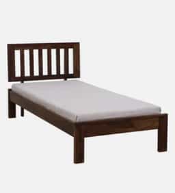 Adore Single Bed in Solid Sheesham Wood Non-Storage 