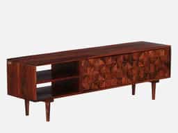 Adore Geometry Tv Cabinet Unit in Solid Wood 