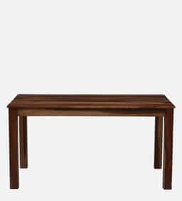 Adore Urban cut 6 Seater Dining Table Set in Solid Sheesham Wood 