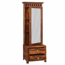 Adore furnix Dressing Table in Solid Sheesham Wood With Storage 