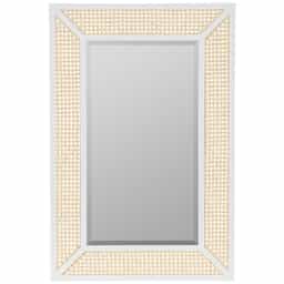Adore Rattan Mirror Frame in Solid Wood 