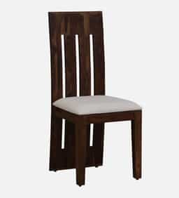 Adore Poster Chair in Solid Sheesham Wood with Cushion seat