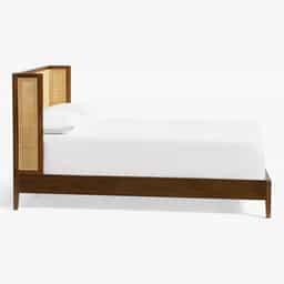 Adore Amara Solid Wood Non Storage Bed Queen Size