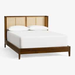 Adore Amara Solid Wood Non Storage Bed Queen Size