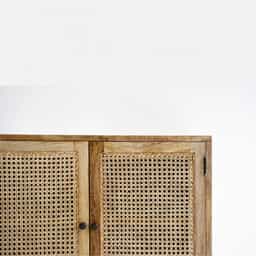 Adore Boho 2 Door Rattan Cabinet 