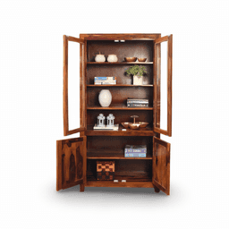 Partha Solid Rosewood Crockery Cabinet 