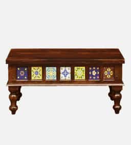 Adore Ceramic Coffee Table with storage 