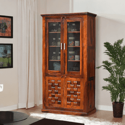 Adore Niwad Crockery Cabinet in Solid Sheesham Wood 