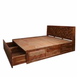 Adore Solid Wood Niwad Front Trolley Bed King Size 