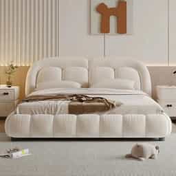 Adore Crumble Boucle Upholstery Bed King Size