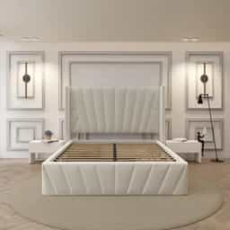 Adore Seron Upholstery Bed Queen size