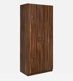 Adore 2 Door Wardrobe with Single Shelf in Rosehoney finish