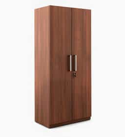 Adore kirat 2 Door Wardrobe in Teak finish 