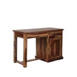 Adore Soild Sheesham Wood Study table with drawers and storage cabinet
