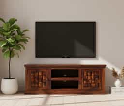 Adore Niwad Tv Cabinet in Solid Sheesham Wood 