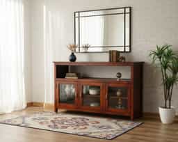 Adore 3 Door Crockery cum Multipurpose Cabinet 