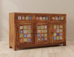Adore Ceremika Sideboard With 3 Drawers And 3 Doors