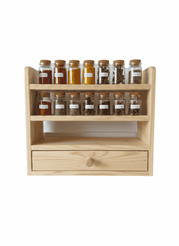 Adore Kitchen Spice Organiser with Singel Drawer Storage | Spice rack 