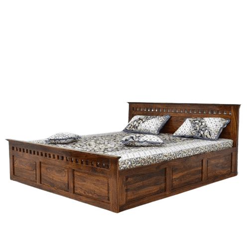 Rosewood Kuber king size bed with storage 