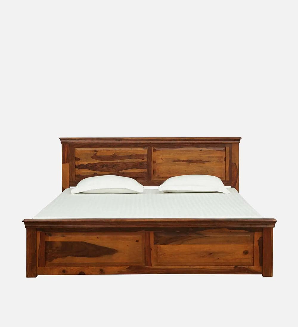 Adore Kirat Solid Sheesham Wood Bed Queen Size 
