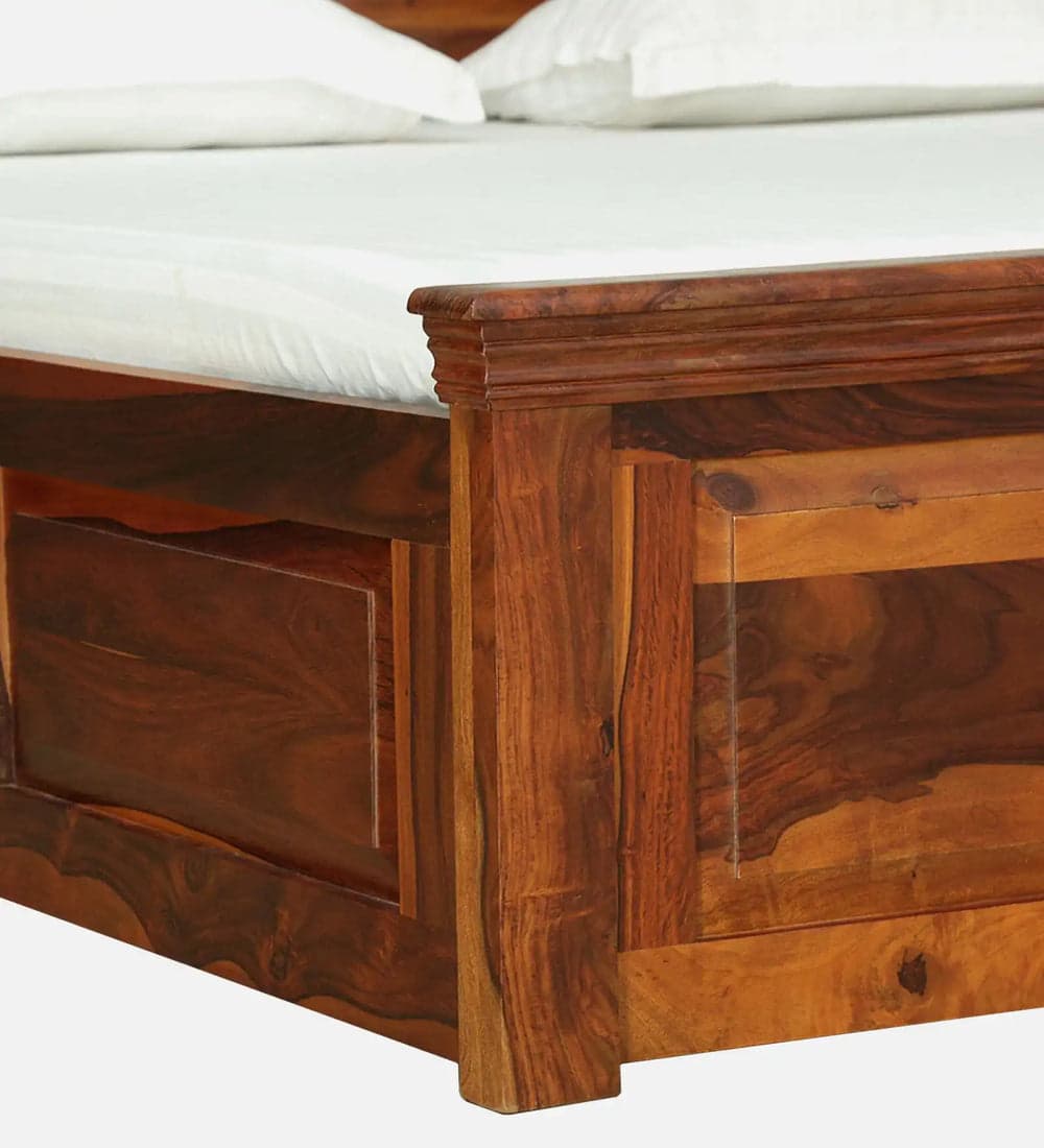 Adore Kirat Solid Sheesham Wood Bed Queen Size 