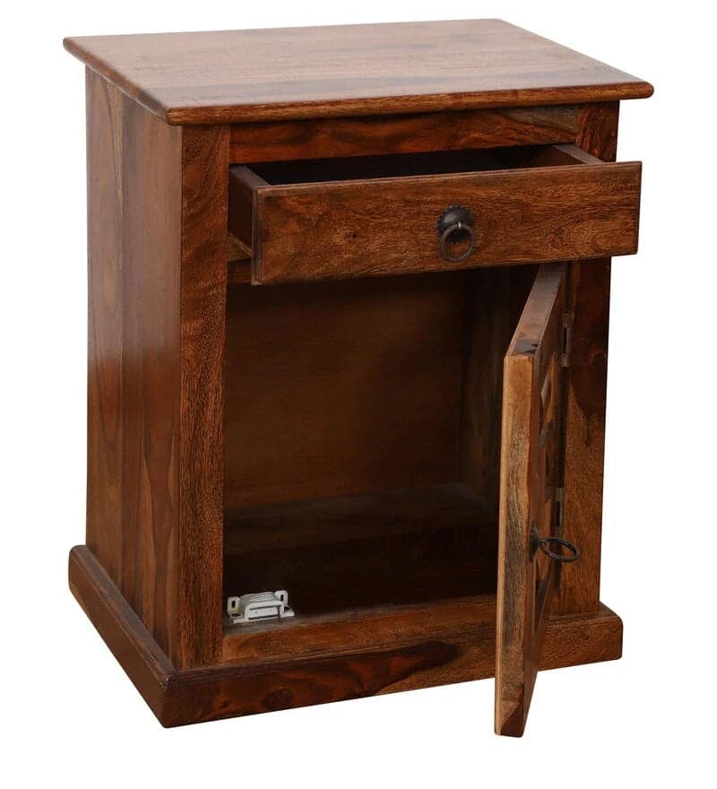 Adore Niwad Bedside Table in solid Sheesham Wood 