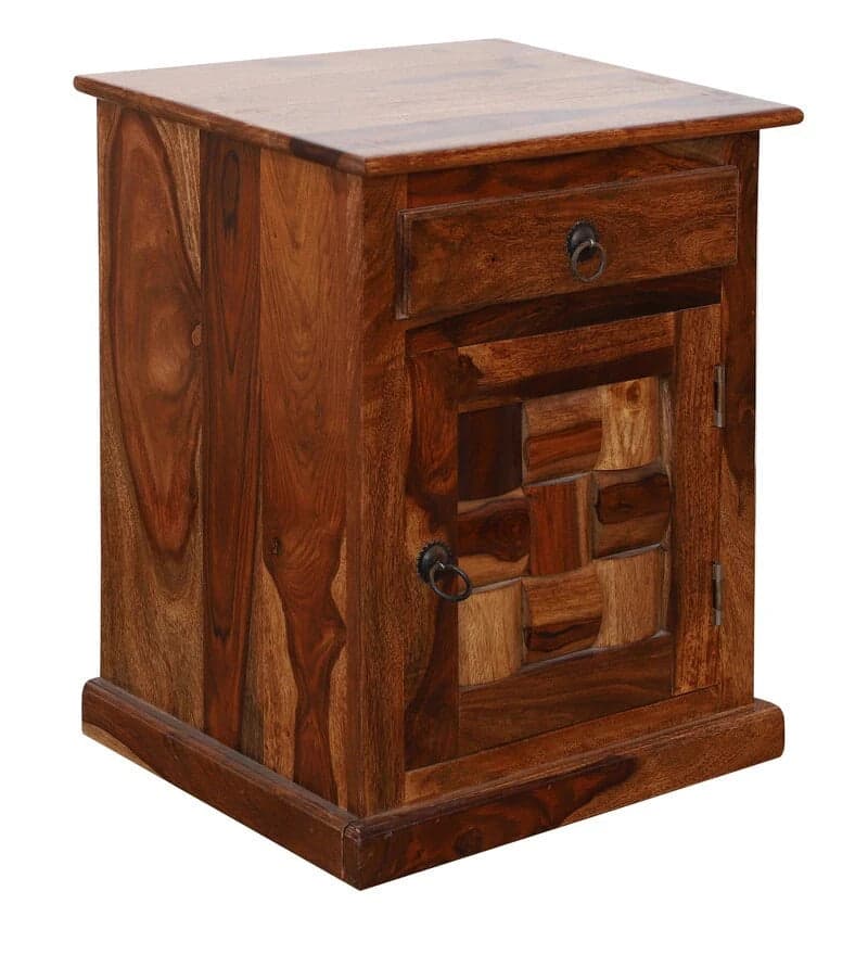 Adore Niwad Bedside Table in solid Sheesham Wood 