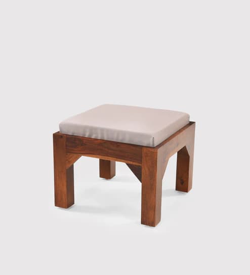 Adore Mahira Coffee Table Set with 4 Cushion Stools 