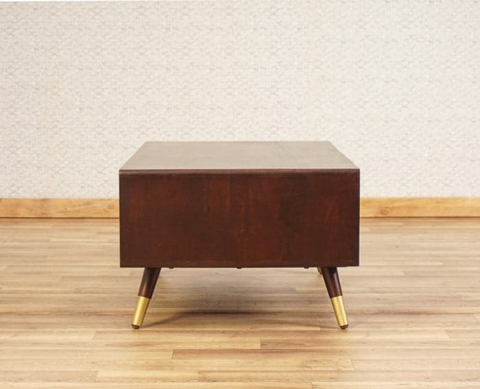 Adore Coffee Table in Mango Wood And Rattan