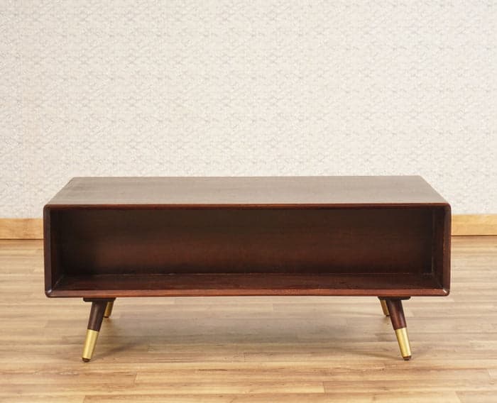 Adore Coffee Table in Mango Wood And Rattan