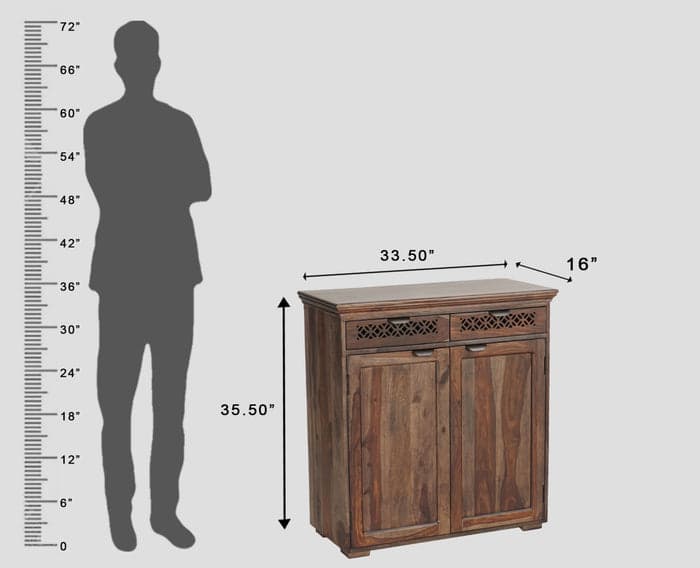 Adore 2 Drawer Multipurpose Cabinet 