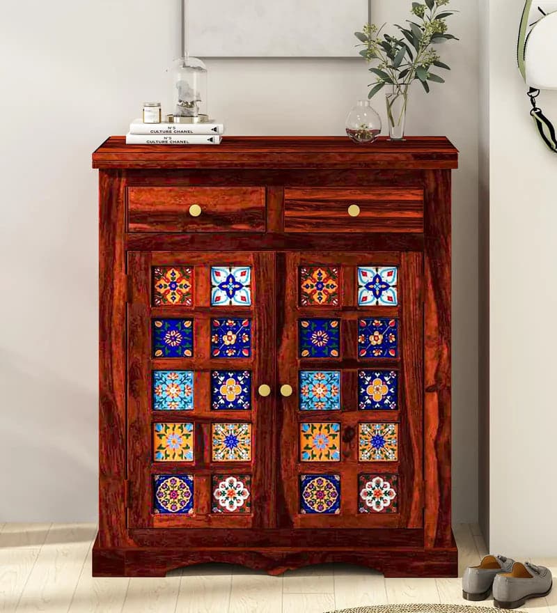 Adore 2 Door Ceramica Shoe Rack