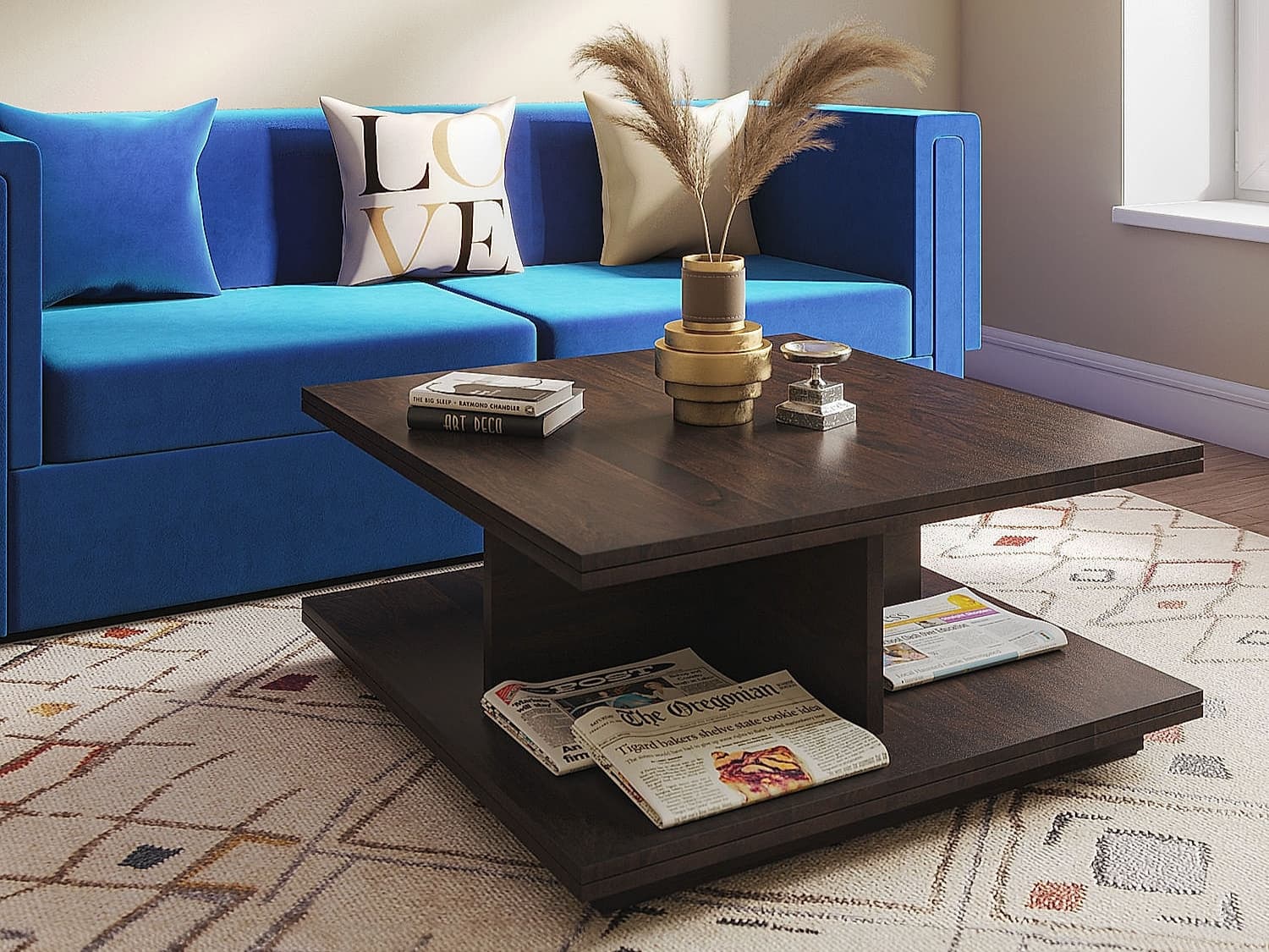 Lotus cuboid coffee table 