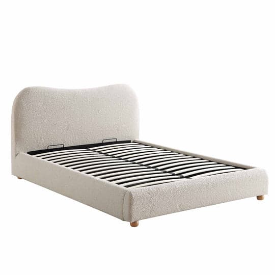 Adore Boucle Storage Bed Queen Size 