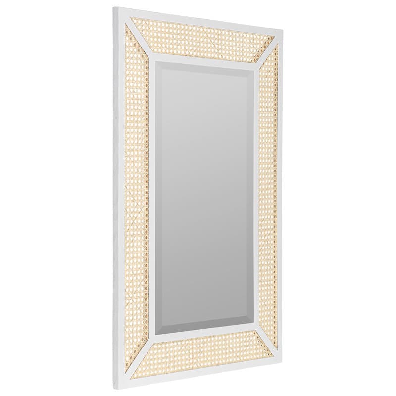 Adore Rattan Mirror Frame in Solid Wood 