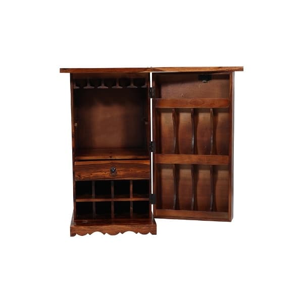 Adore Ceramica Bar unit Single Door in Solid Wood 