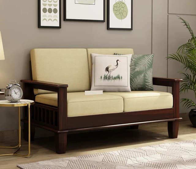 Adore  2 Seater Sofa in Solid Sheesham Wood