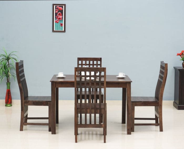 Adore Alice 4 Seater Dining Table Set