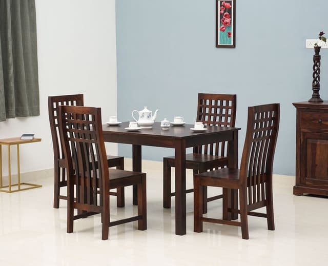 Adore Alice 4 Seater Dining Table Set