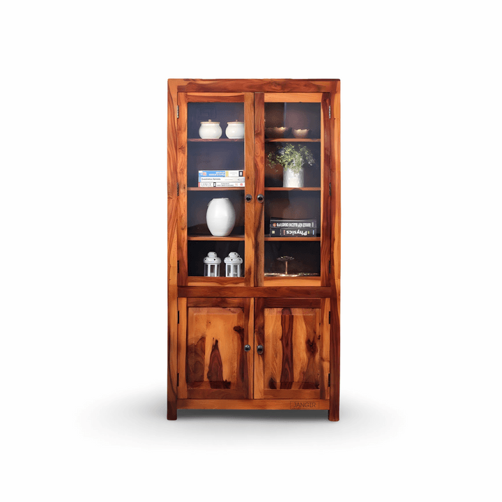 Partha Solid Rosewood Crockery Cabinet 