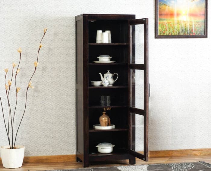 Adore Crockery Cabinet in Solid Sheesham Wood 