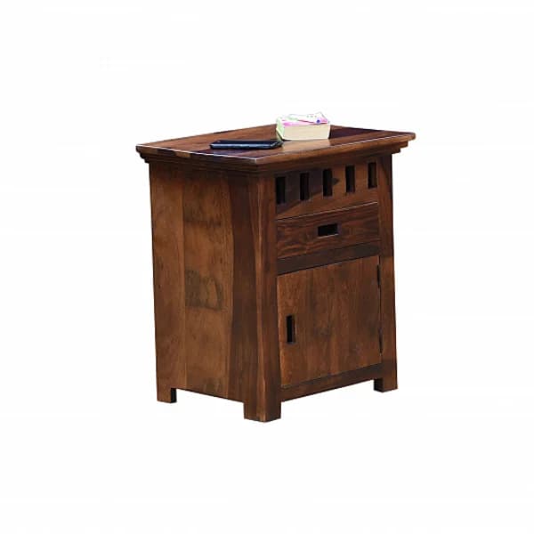 Adore Kuber BedSide table in Solid Rosewood 